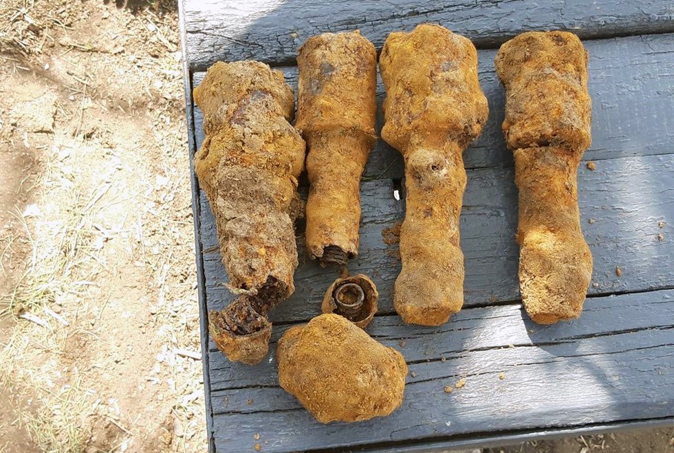 Всего в одном месте обнаружили 5 предметов