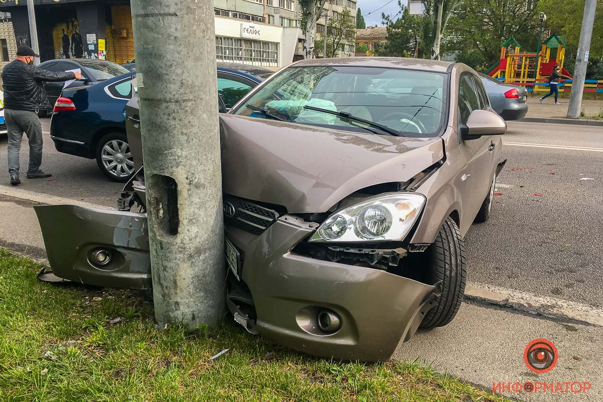 Авария произошла в районе дома № 44 Авария произошла в районе дома № 44
