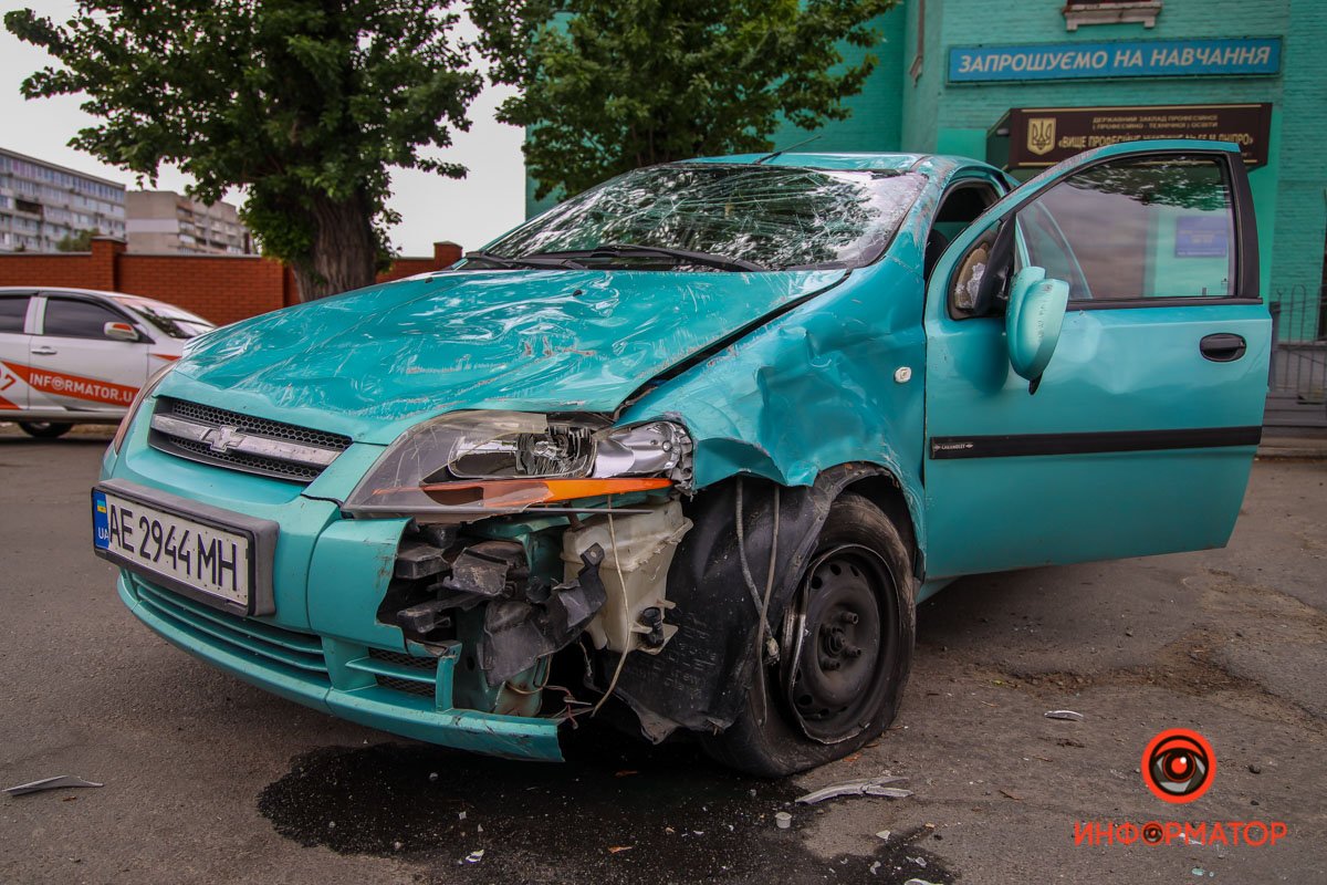 Авария произошла в районе училища № 55