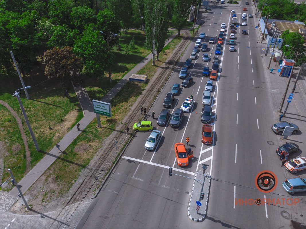 В результате ДТП возникла пробка