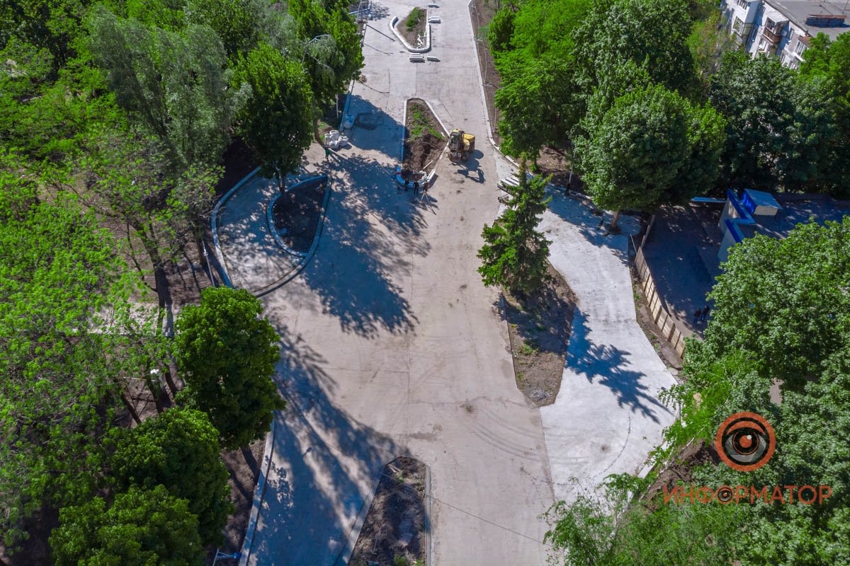 Парк Писаржевского приобретает новый вид Парк Писаржевского приобретает новый вид