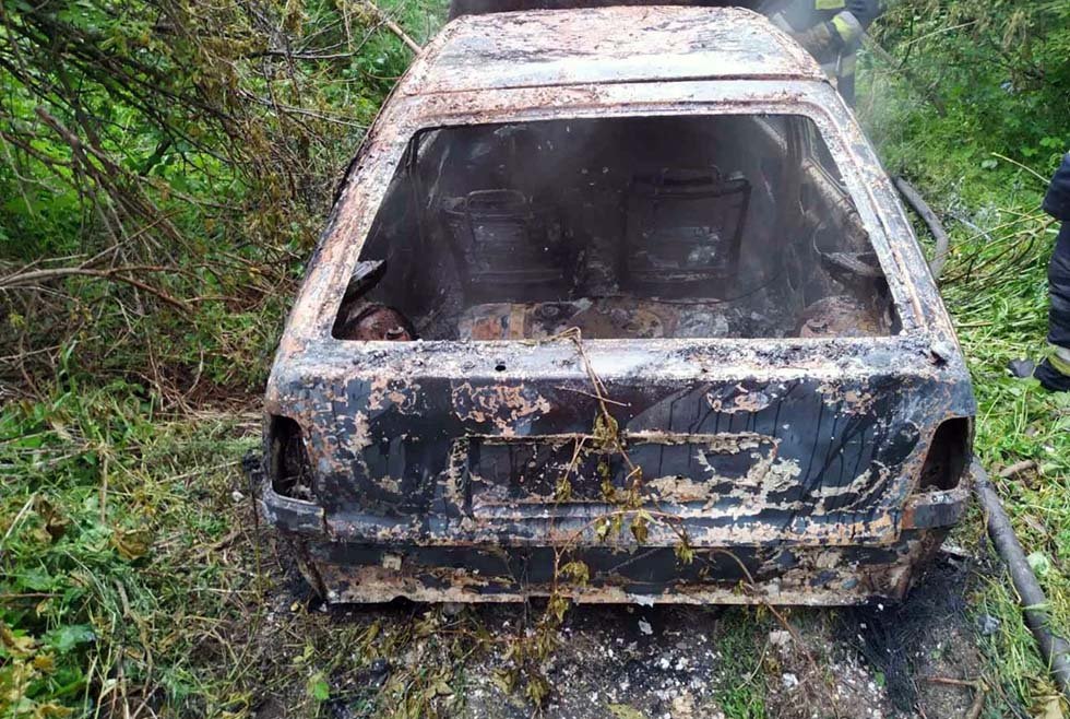 В Днепре сгорел автомобиль Opel 1