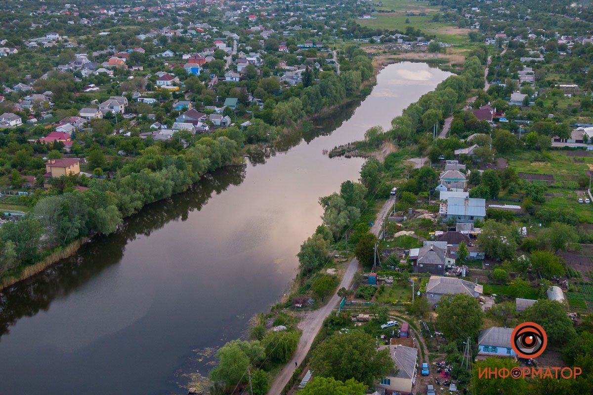 Как в Днепре выглядит закат над озером Куриным 14