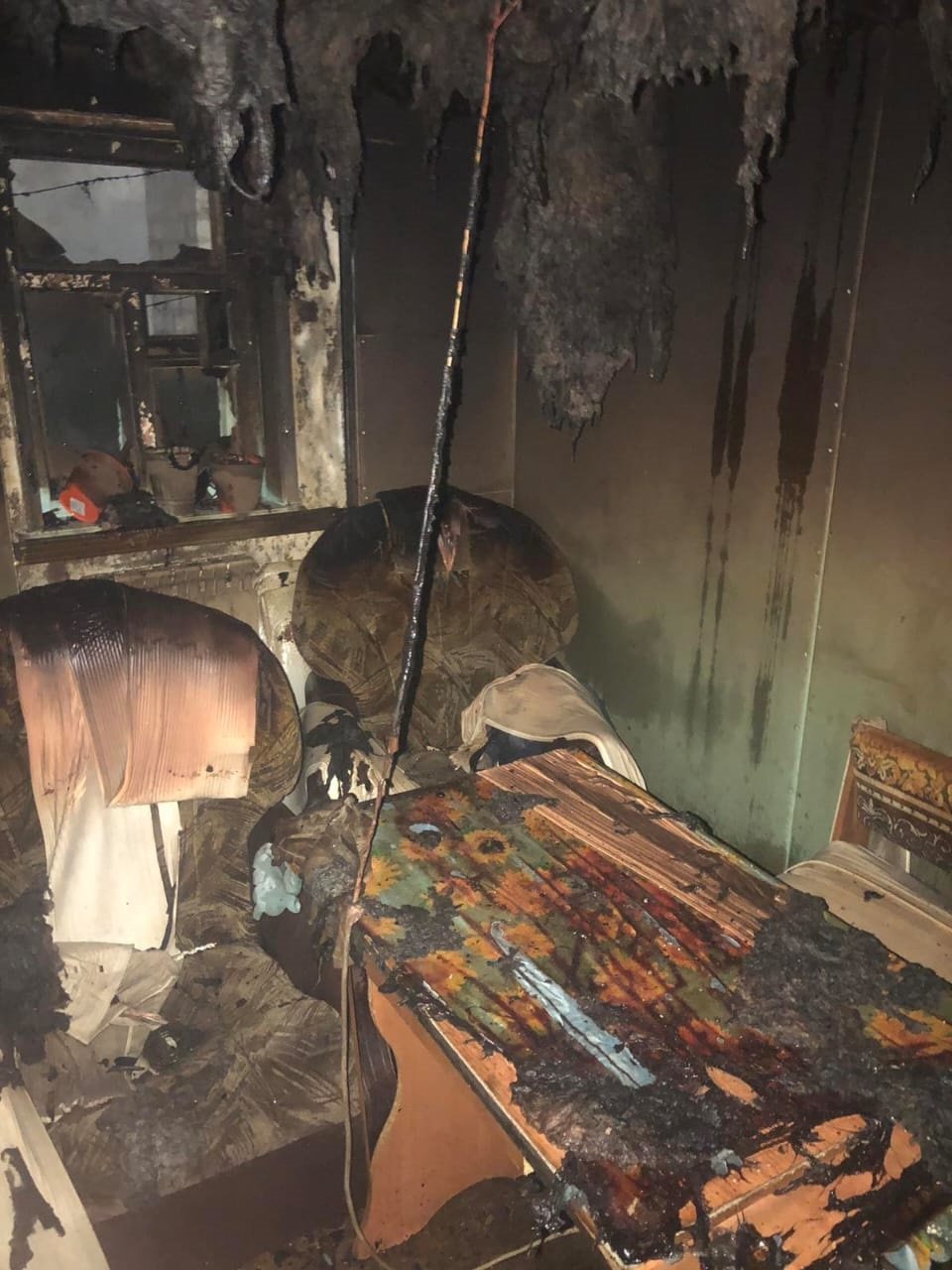 В Днепре ночью горел одноэтажный жилой дом 1