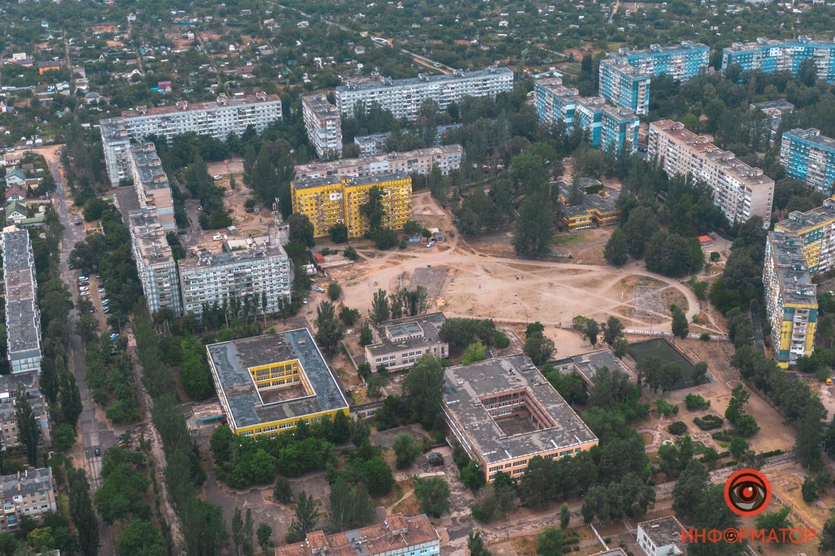 Как выглядит весенний Приднепровск с высоты 9