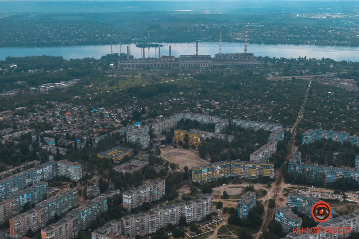 Как выглядит весенний Приднепровск с высоты 15