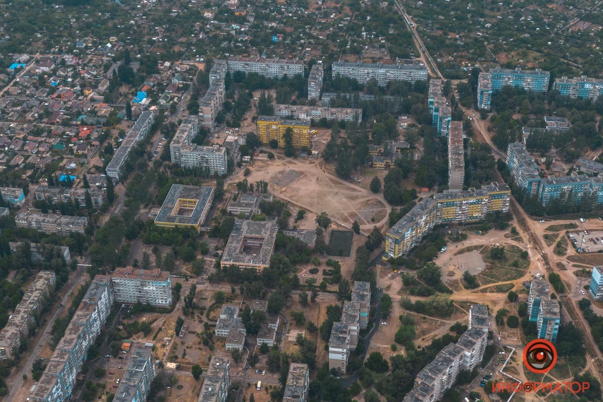 Как выглядит весенний Приднепровск с высоты 18