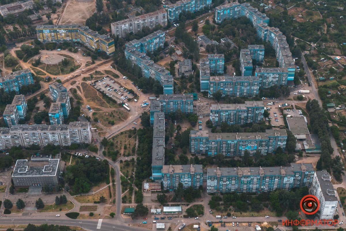 Как выглядит весенний Приднепровск с высоты 19