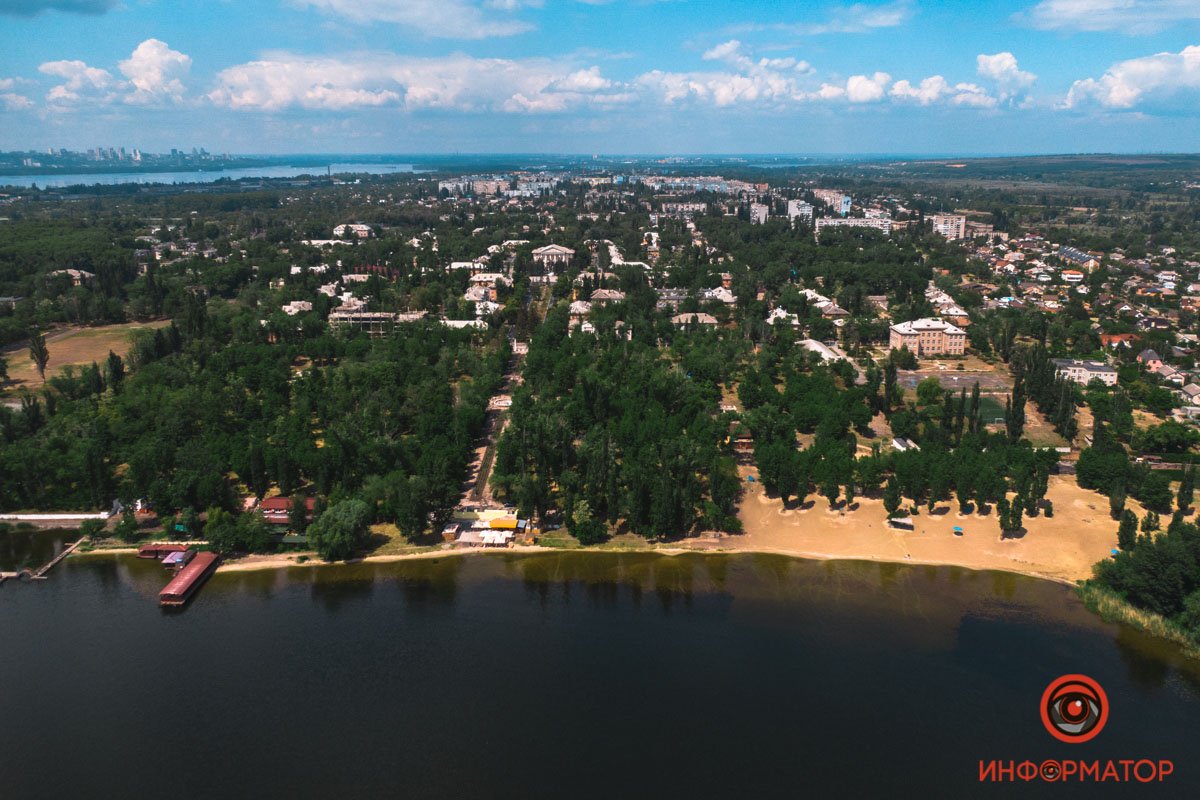 Как выглядит весенний Приднепровск с высоты 28