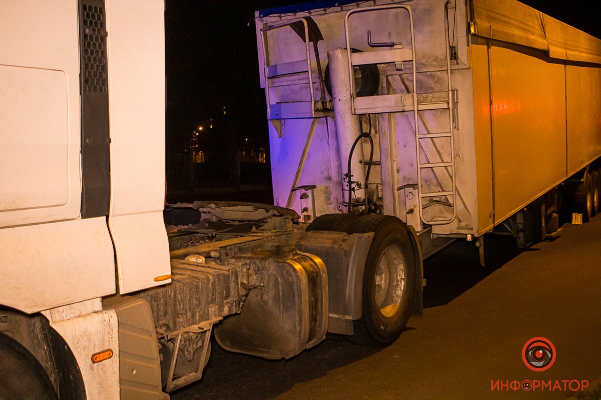 На ходу оторвался прицеп