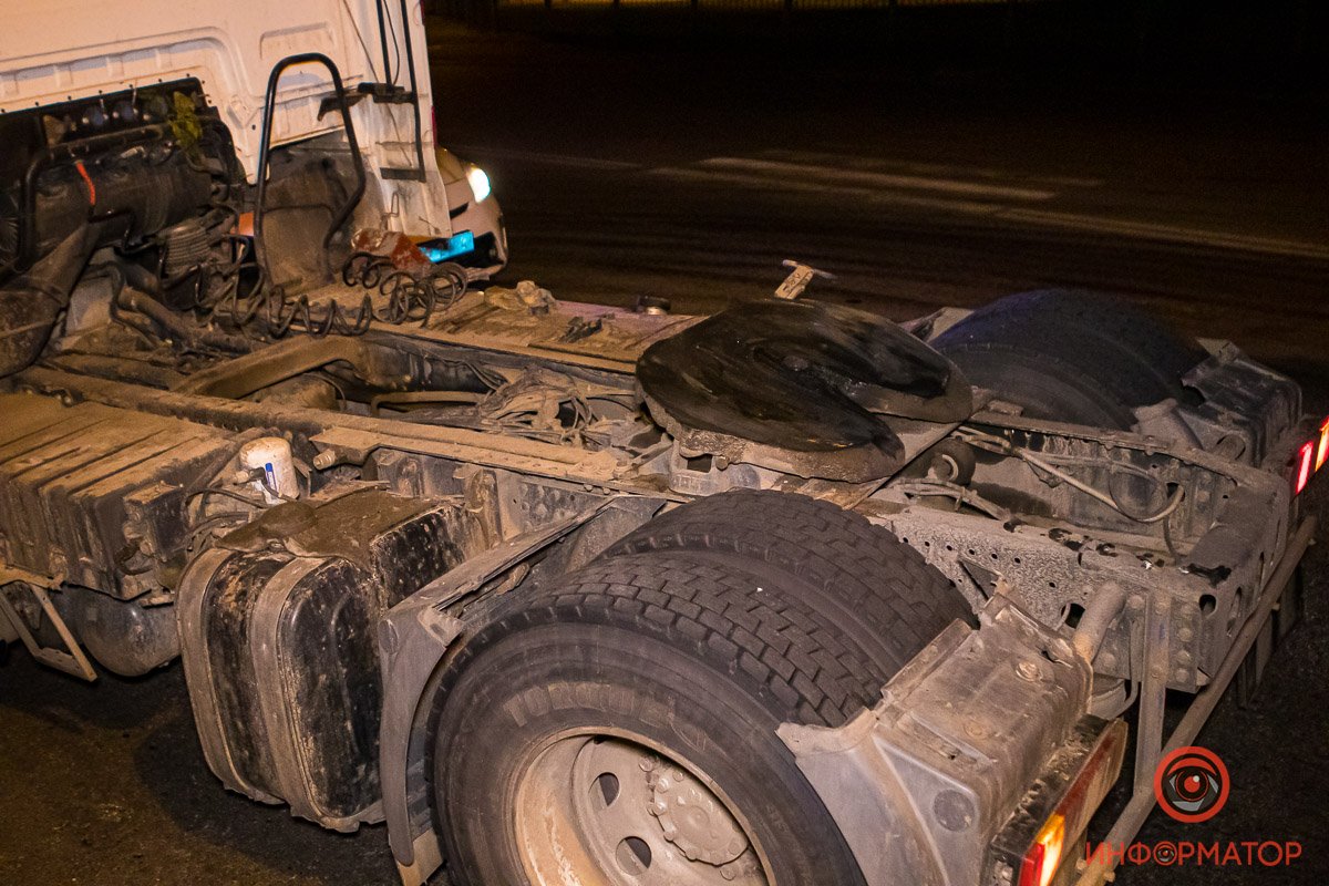 По словам водителя, открутилась шайба