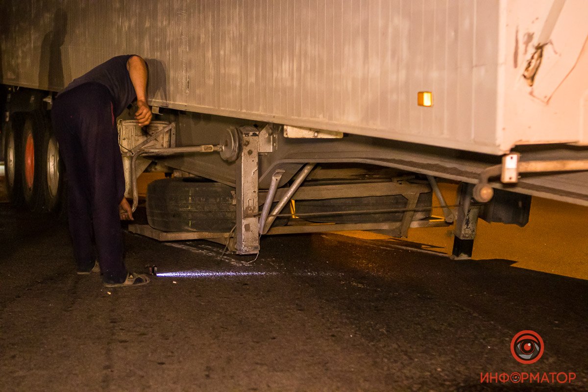 После того, как фура станет транспортабельной, ее планировали перегнать на стоянку