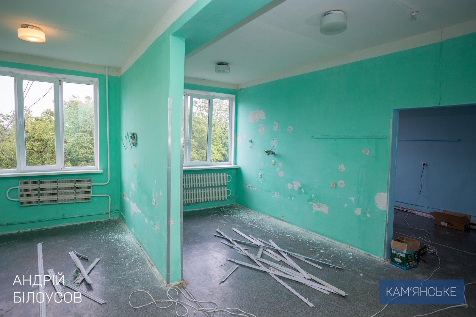 В Каменском капитально ремонтируют отделения больниц 5