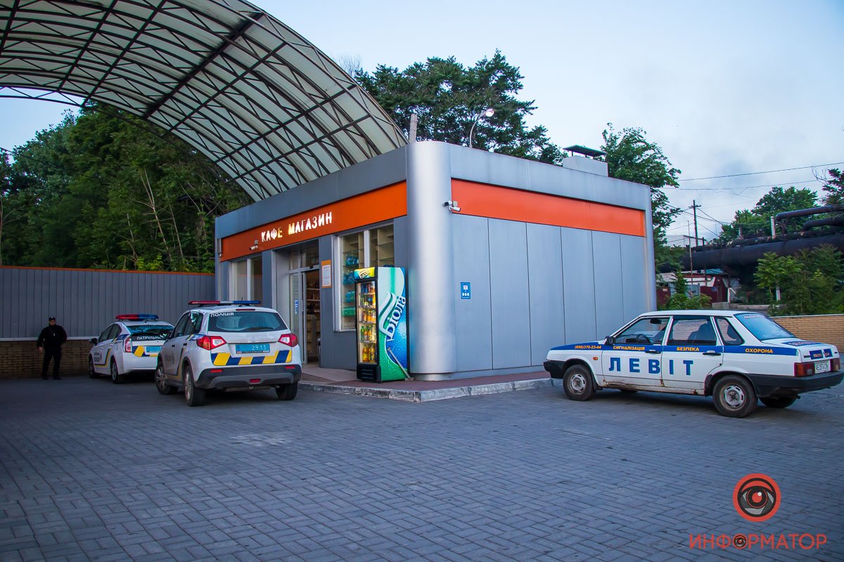 ЧП случилось на заправке "Укрнафта" на проспекте Нигояна