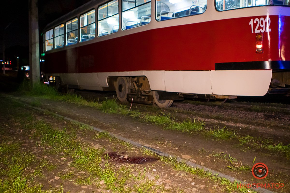 Авария случилась с участием трамвая №5