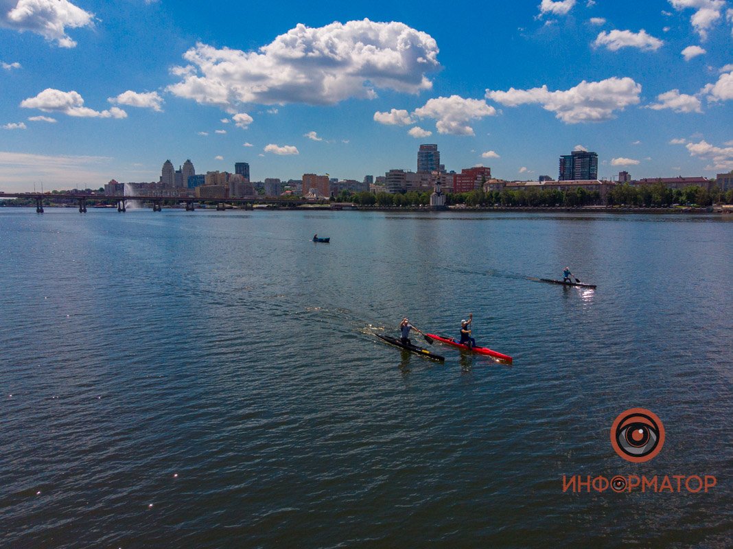 В небе над Днепром появились пушистые облака 2