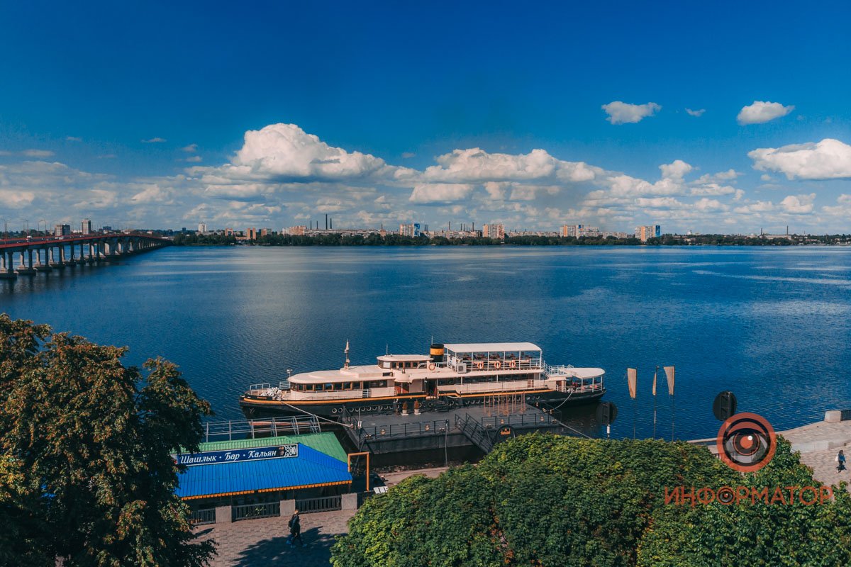 В небе над Днепром появились пушистые облака 6