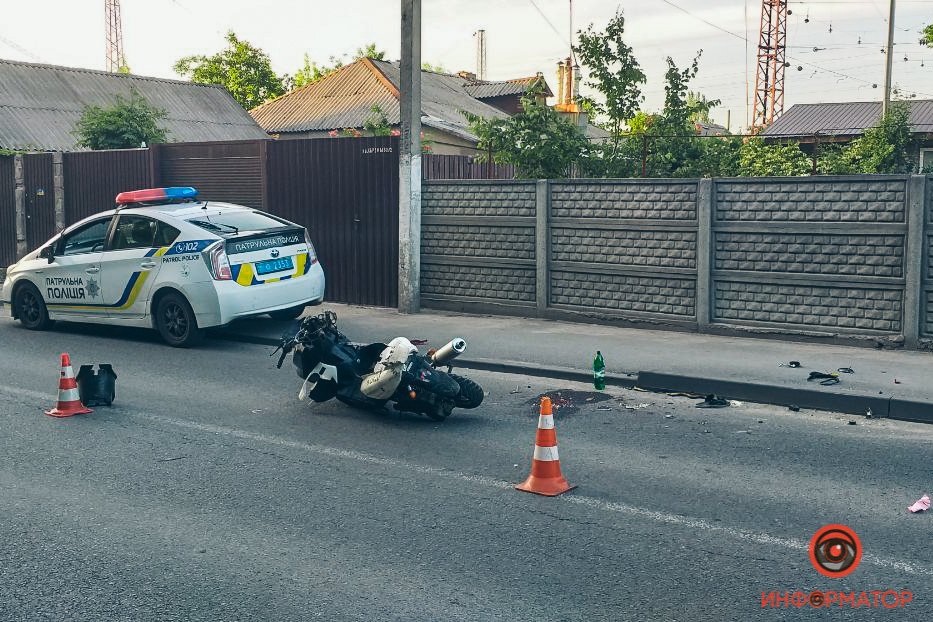 В инциденте пострадал водитель двухколесного В инциденте пострадал водитель двухколесного