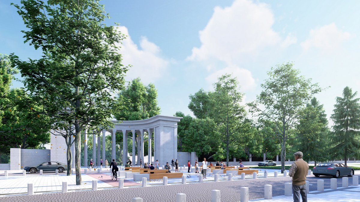 В Днепре проходит реконструкция улицы Яворницкого и площади Шевченко: как они будут выглядеть 1