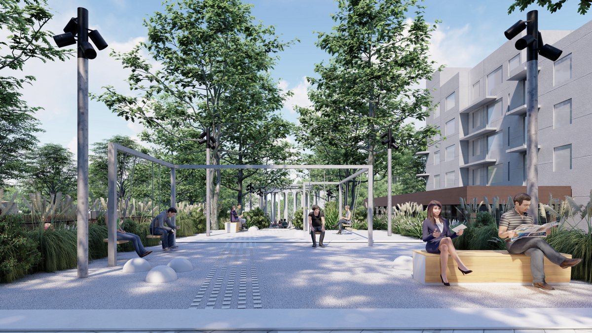 В Днепре проходит реконструкция улицы Яворницкого и площади Шевченко: как они будут выглядеть 5