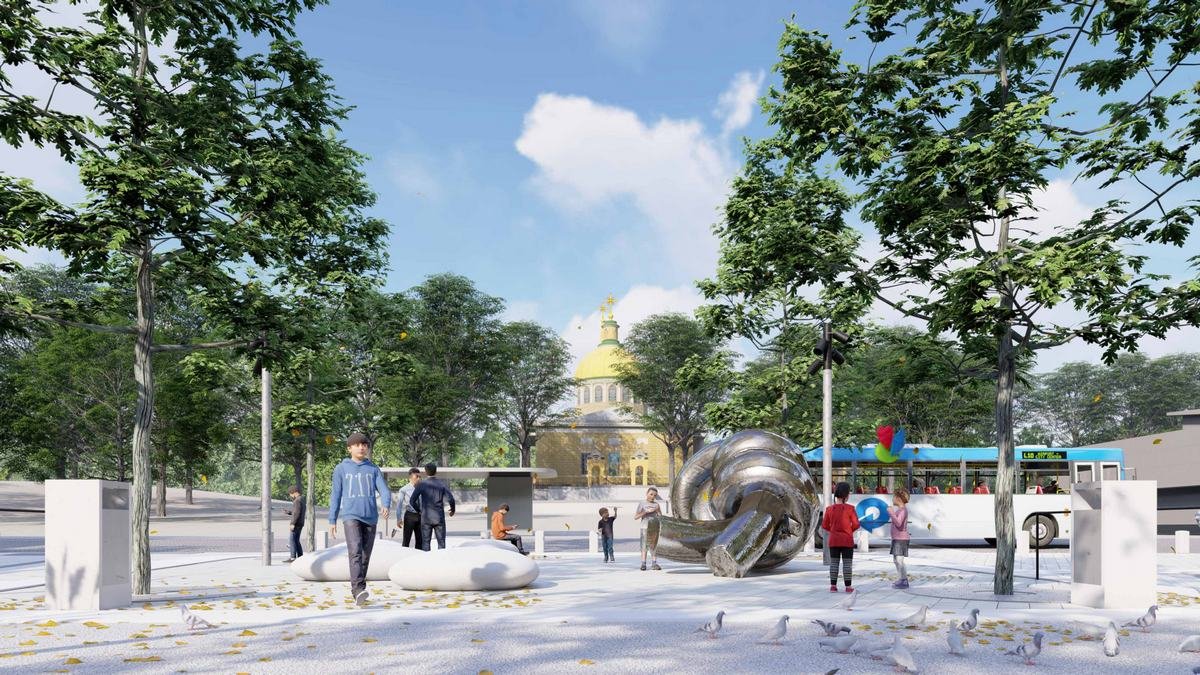 В Днепре проходит реконструкция улицы Яворницкого и площади Шевченко: как они будут выглядеть 6