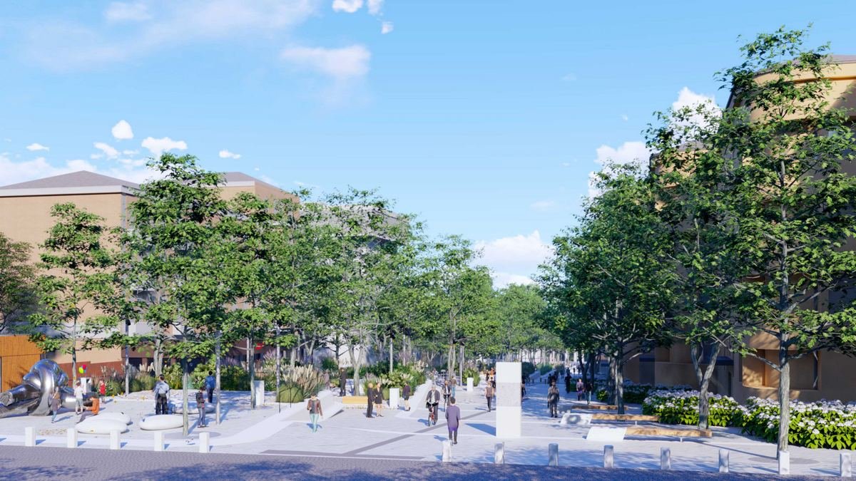 В Днепре проходит реконструкция улицы Яворницкого и площади Шевченко: как они будут выглядеть 7