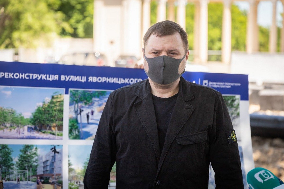 В Днепре проходит реконструкция улицы Яворницкого и площади Шевченко: как они будут выглядеть 12