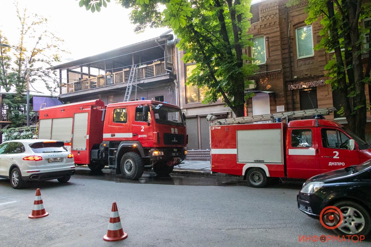 Задымление в кафе "Черчилль" в Днепре: посетители вышли до приезда спасателей 6