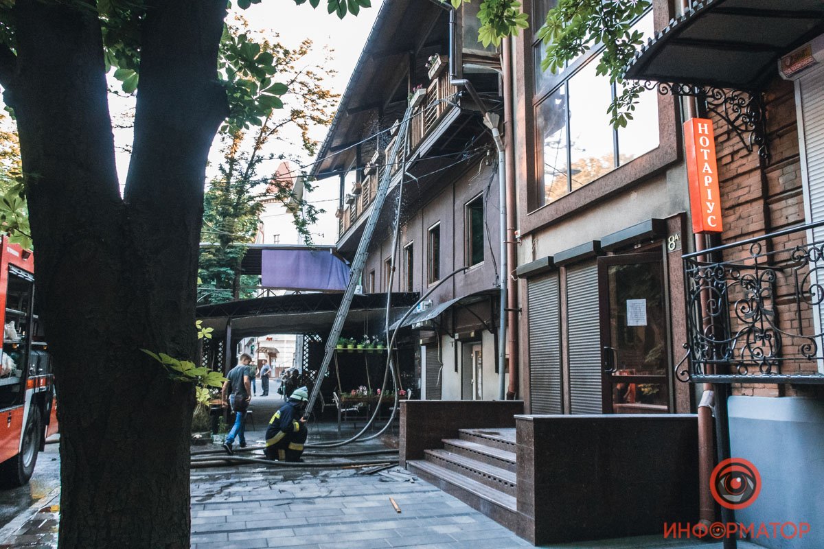 Задымление в кафе "Черчилль" в Днепре: посетители вышли до приезда спасателей 7