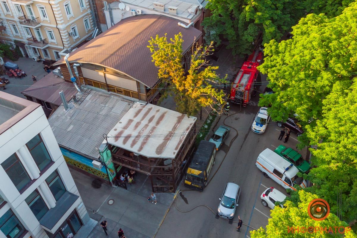 Задымление в кафе "Черчилль" в Днепре: посетители вышли до приезда спасателей 14