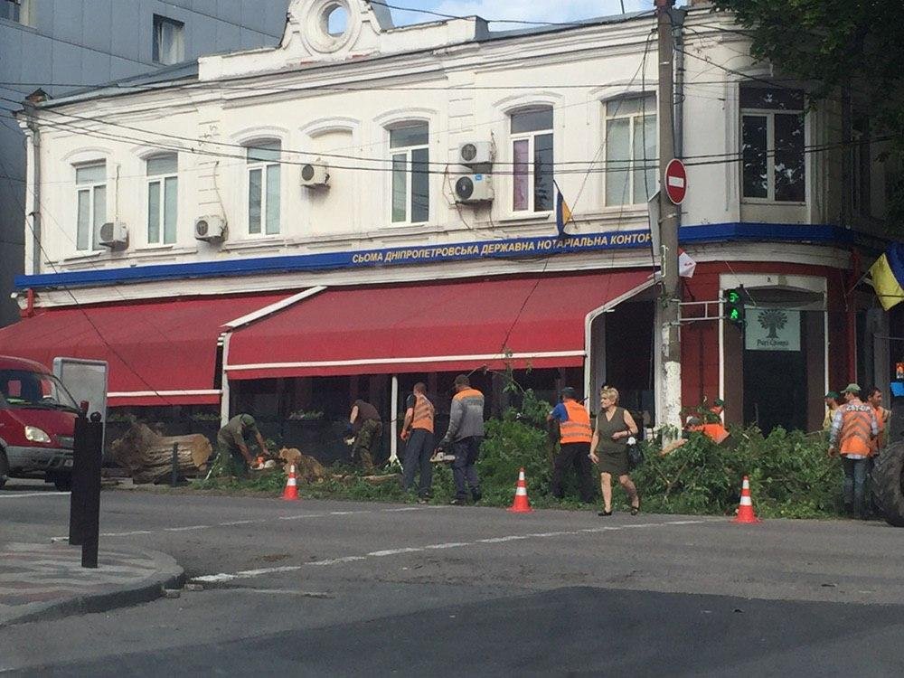 В Днепре спасатели всю ночь ликвидировали последствия непогоды 5