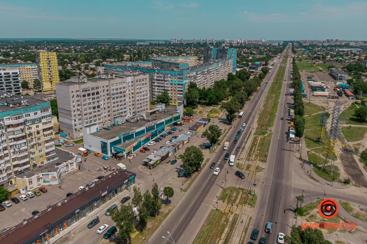 Как в Днепре выглядит бывший жилмассив Фрунзенский с высоты 30