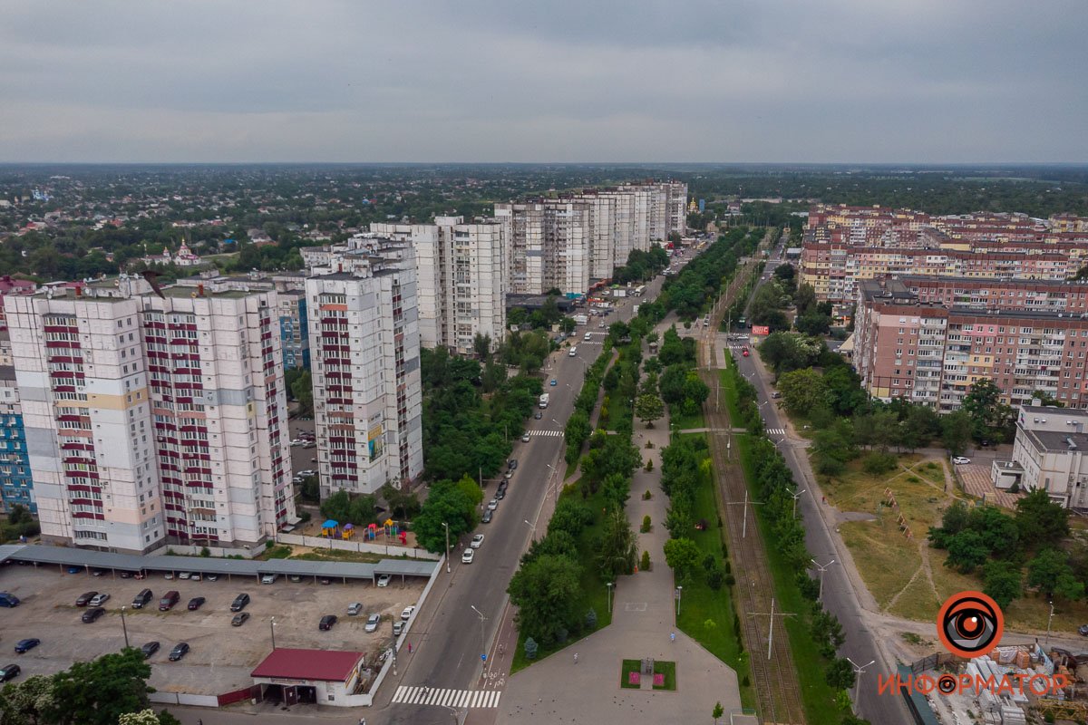 Как выглядит проспект Мира в Днепре в пасмурный летний день 3