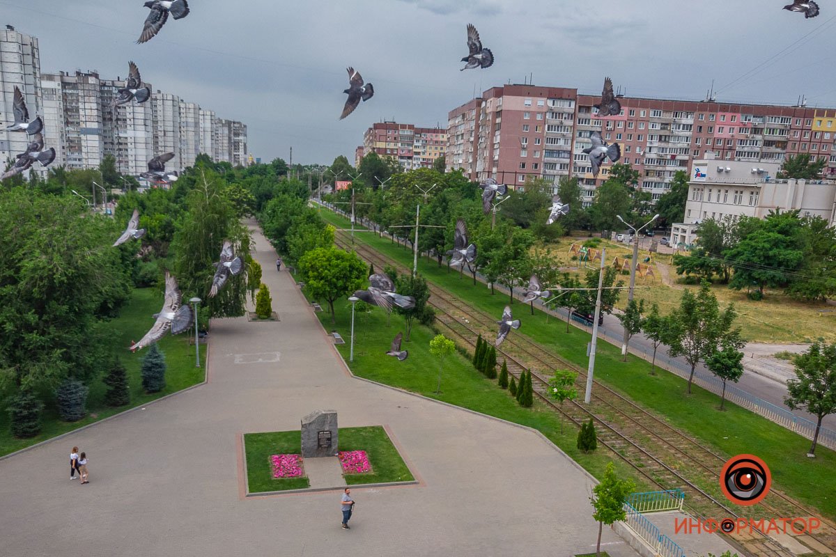 Как выглядит проспект Мира в Днепре в пасмурный летний день 10