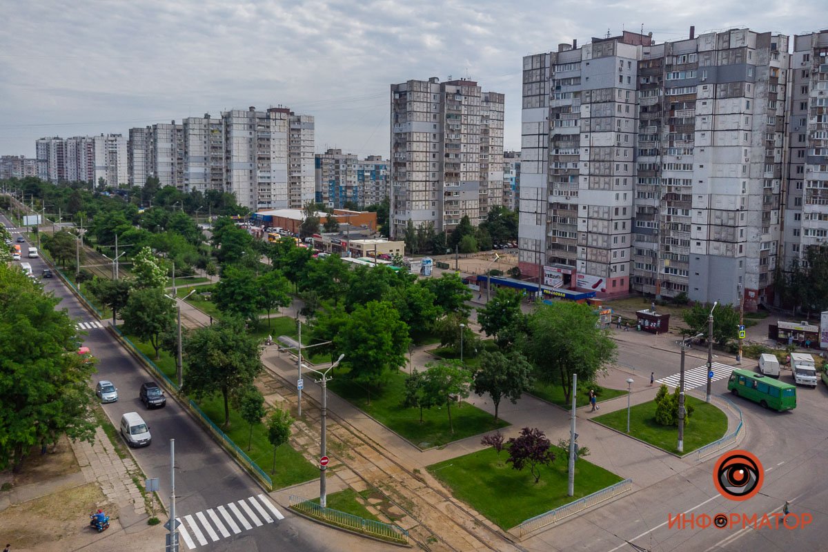 Как выглядит проспект Мира в Днепре в пасмурный летний день 26