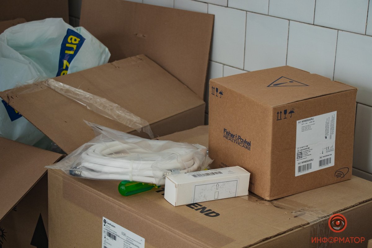 ИНТЕРПАЙП поставил 3 современных аппарата ИВЛ в больницу №8 в Днепре 6