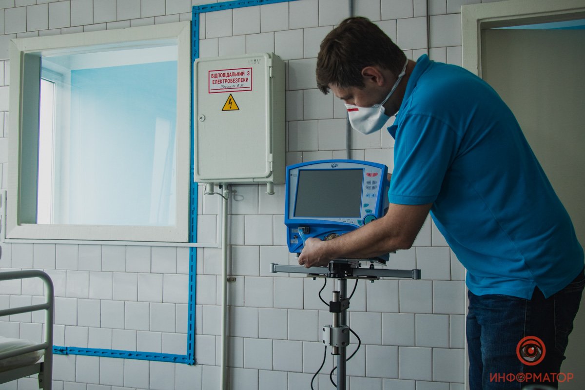 ИНТЕРПАЙП поставил 3 современных аппарата ИВЛ в больницу №8 в Днепре 8