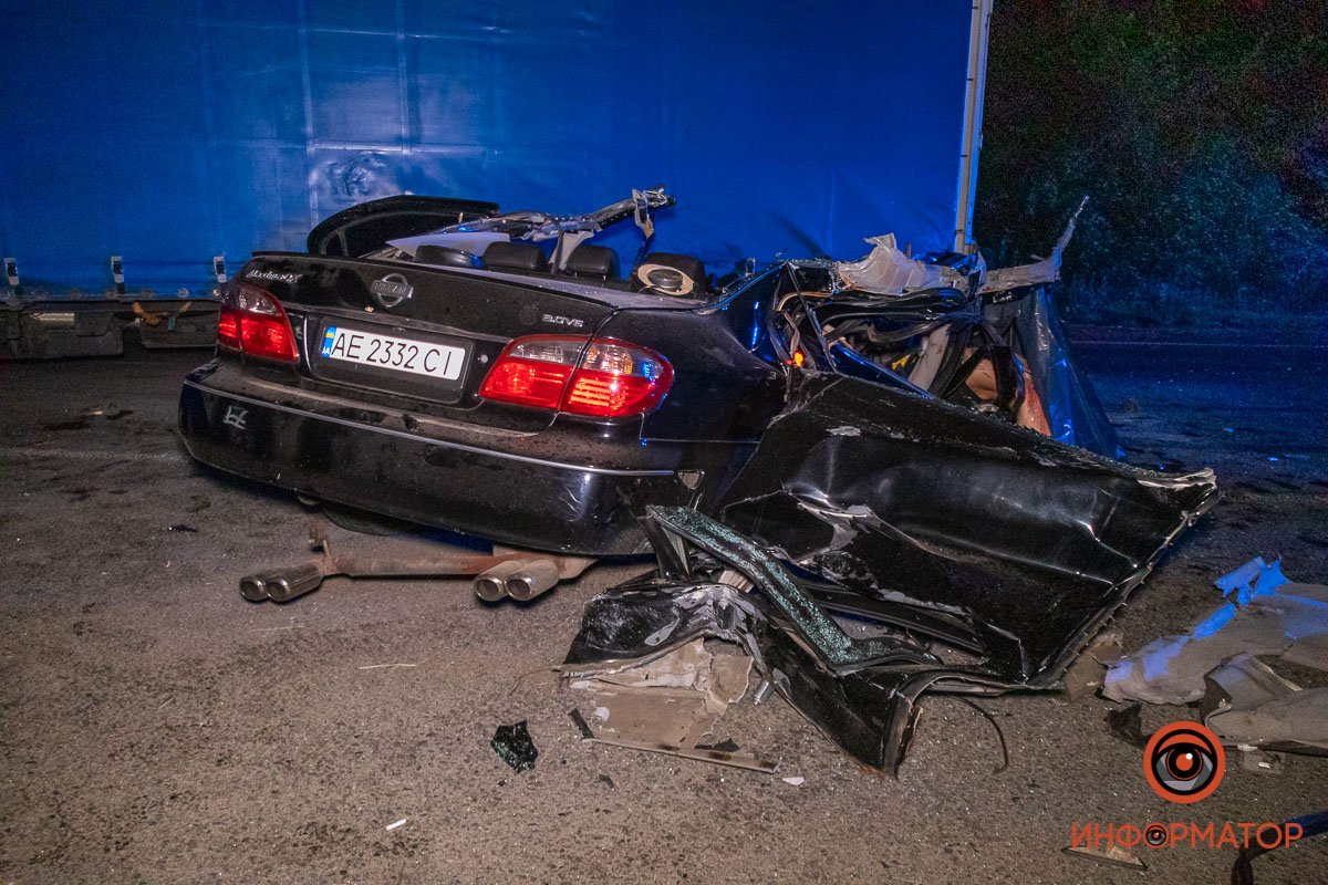 Фура ехала со стороны Днепра