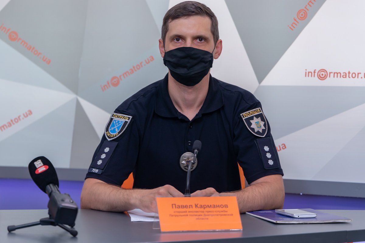 Начальник отдела по связям с общественностью патрульной полиции Днепропетровской области Павел Карманов Начальник отдела по связям с общественностью патрульной полиции Днепропетровской области Павел Карманов