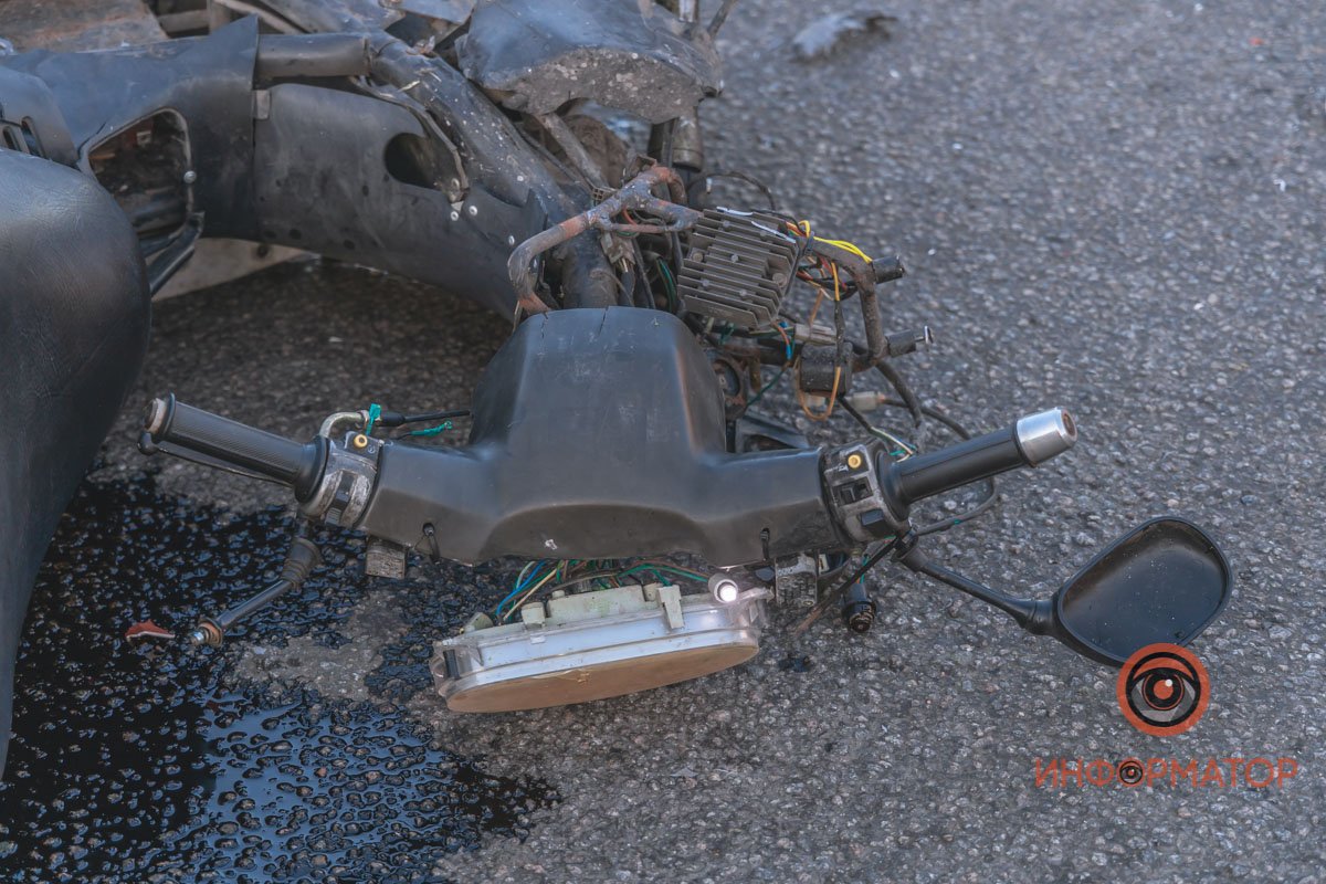 Произошло лобовое столкновение