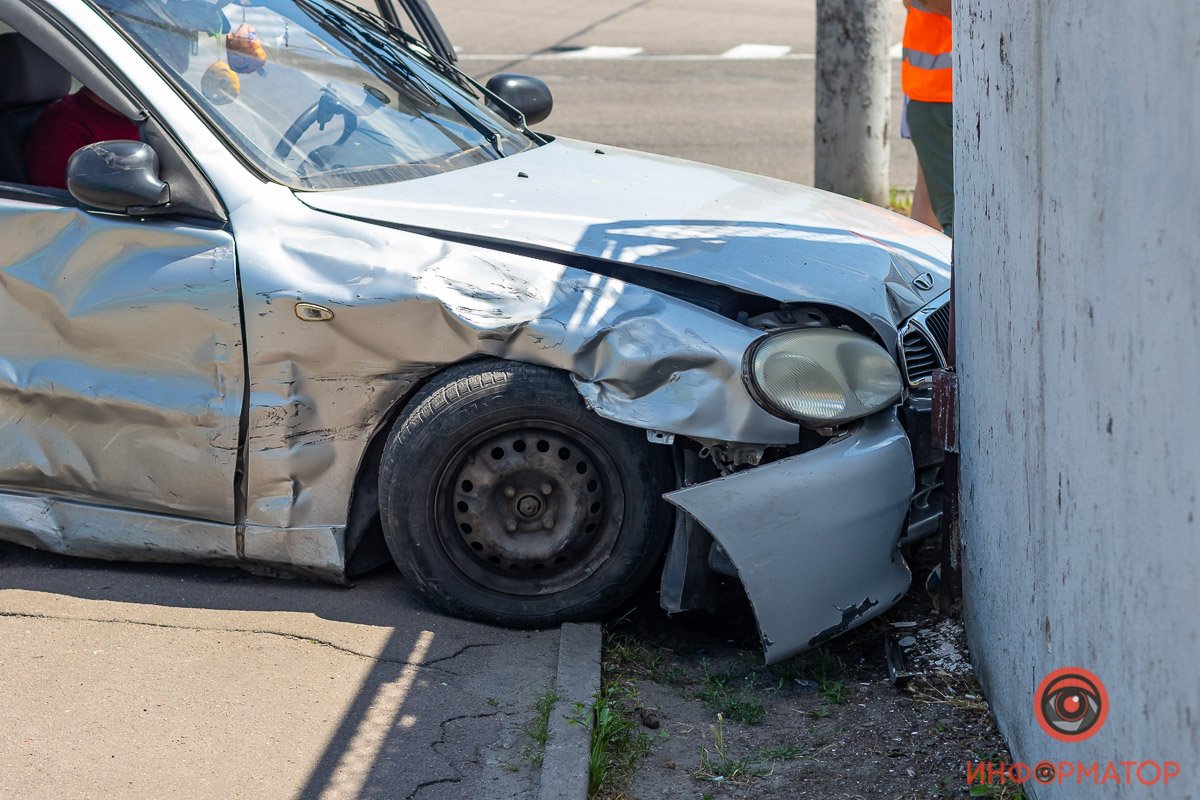 Водитель не пострадал Водитель не пострадал