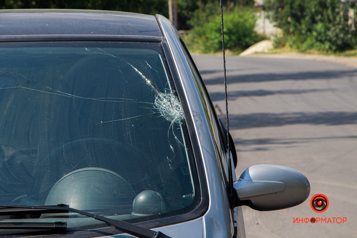 Smart двигался в сторону Донецкого шоссе