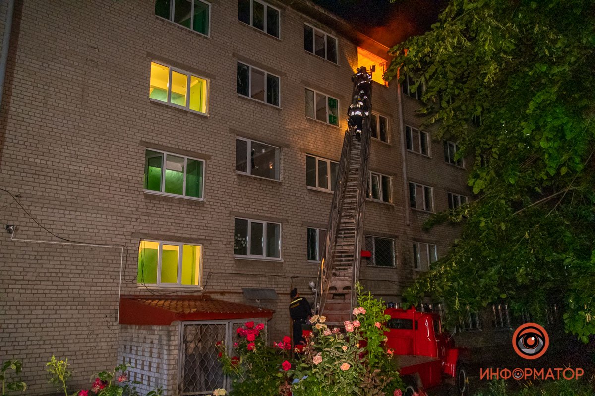 Пожар заметили около 3:00