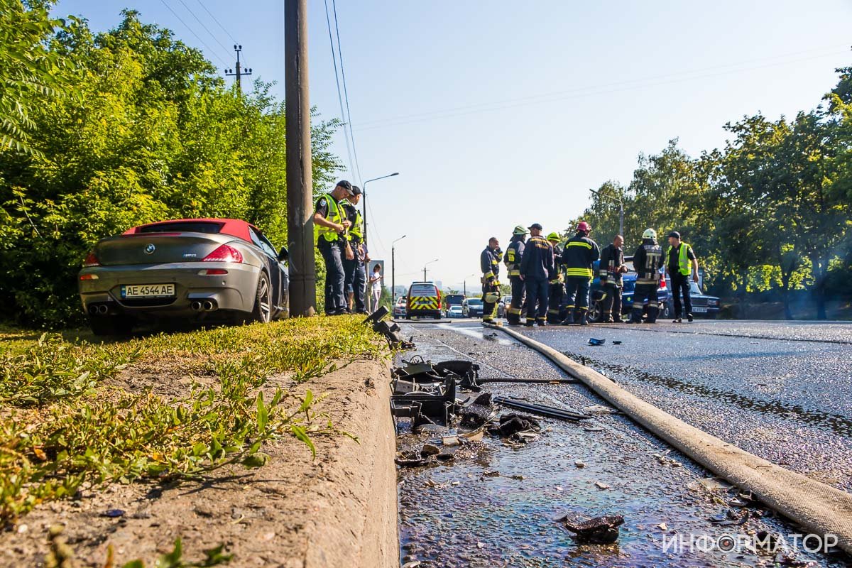 Авария стала причиной большой пробки Авария стала причиной большой пробки