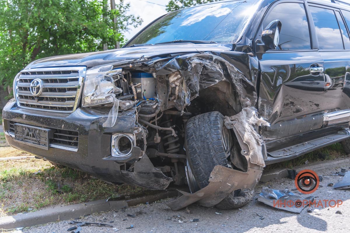 Водитель Toyota также не пострадал Водитель Toyota также не пострадал