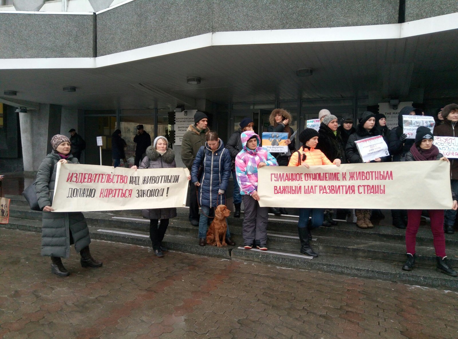 Жители Днепра митингуют против жестокого обращения с животными (ФОТО) 7