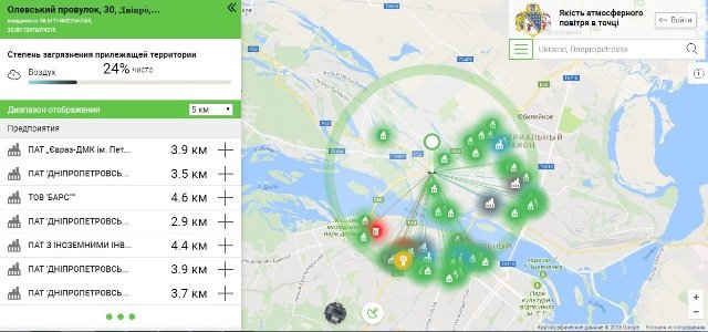 Как в режиме онлайн проверить уровень загрязнения места: где в Днепре опасно жить (ФОТО) 2