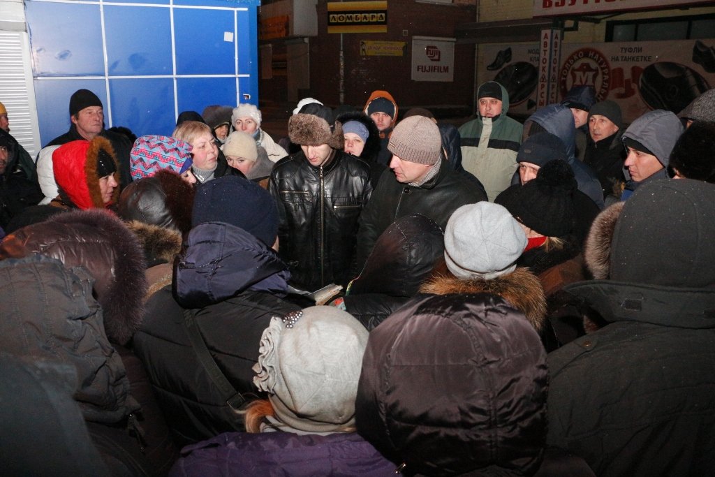 Очередной митинг на 12-м квартале: предприниматели вышли защищать свои киоски 5