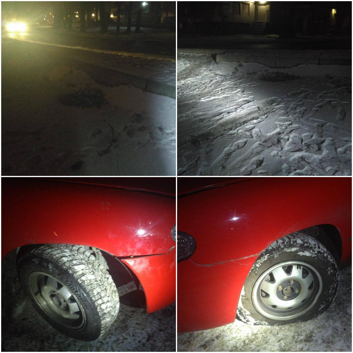 Скользкий Днепр: возле прокуратуры машины сносит с дороги (ВИДЕО, ФОТО) 1