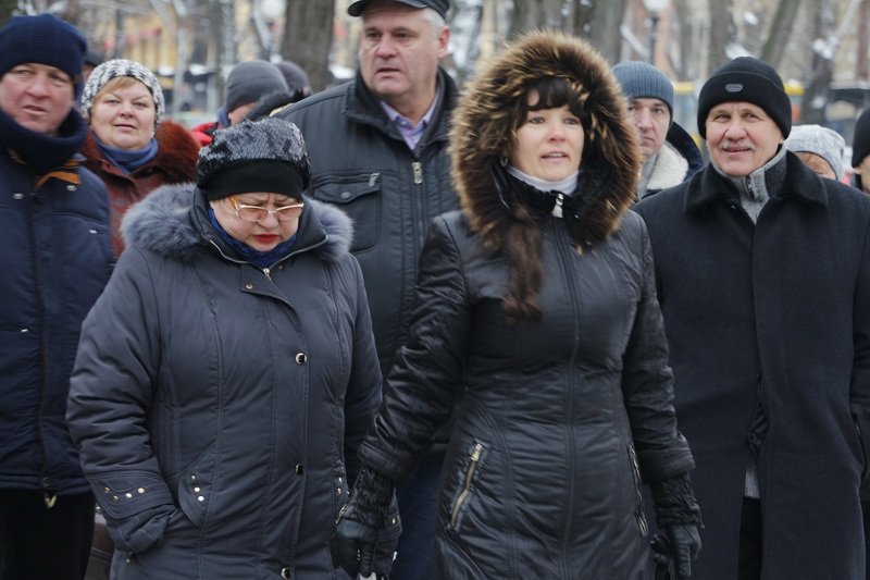 Почему митингующие перекрыли проспект Яворницкого (ФОТО, ВИДЕО) 6